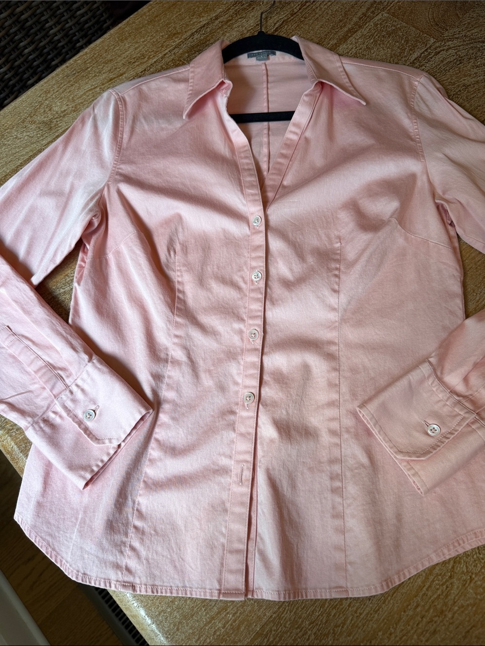 Ann Taylor pink blouse 8